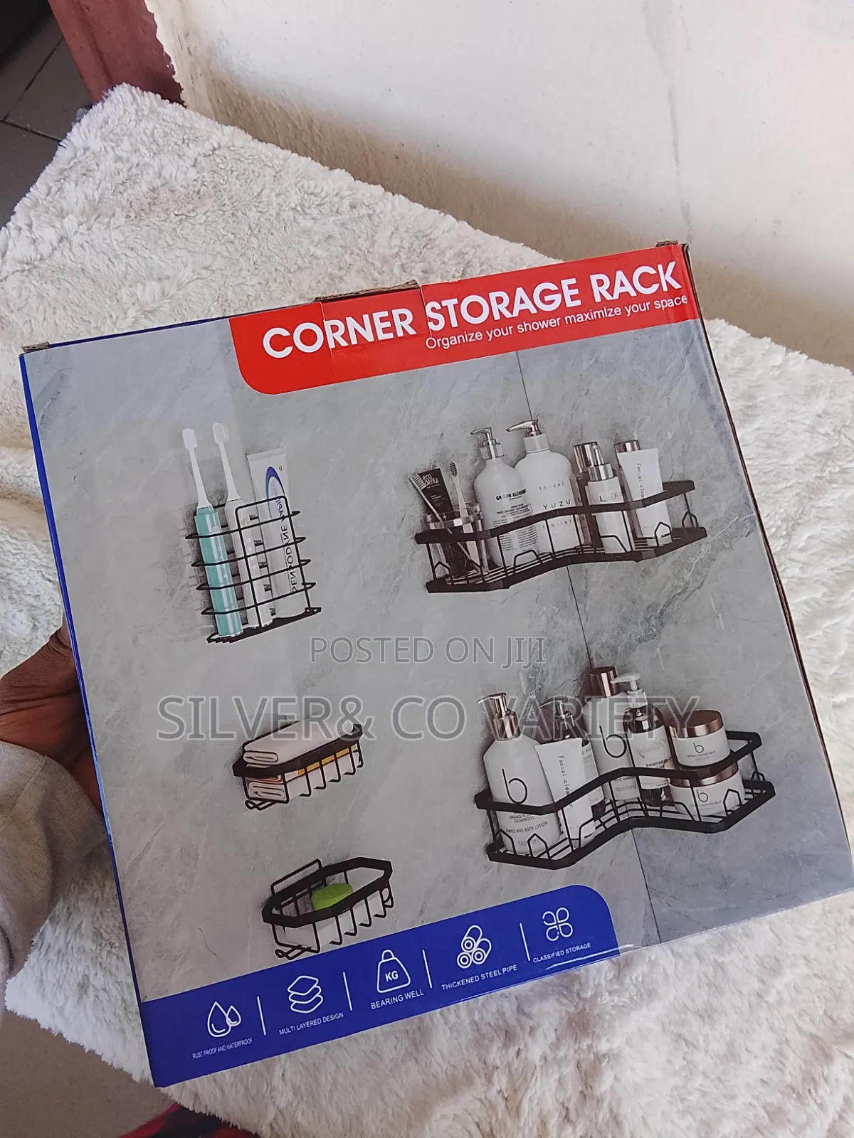 5 in 1 Bathroom Corner Rack