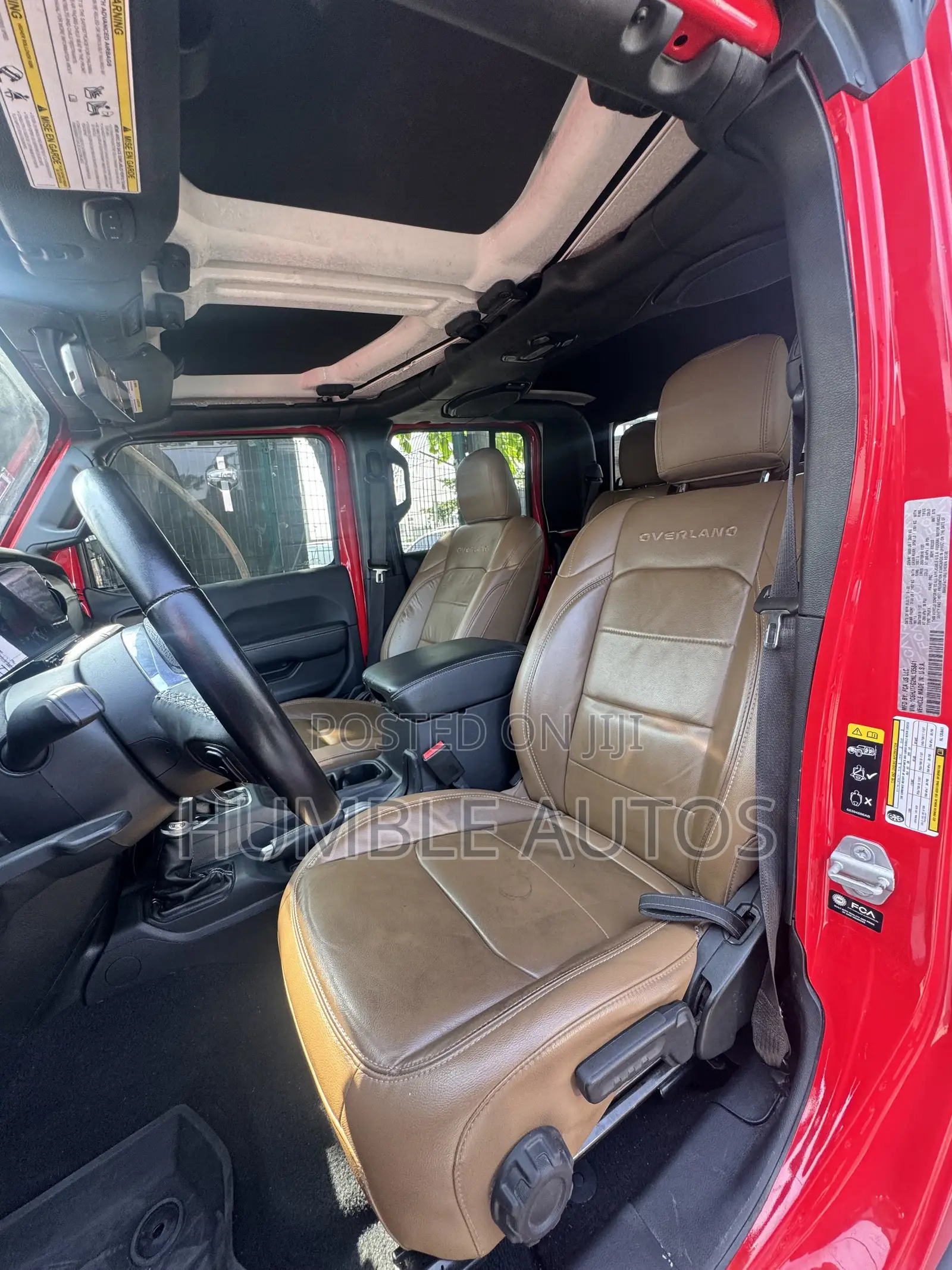 Jeep Gladiator Overland 2022 Red