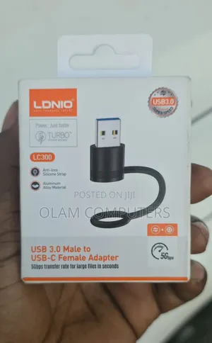 Ldnio LC300 3.0 Male to USB-C Female Adapter