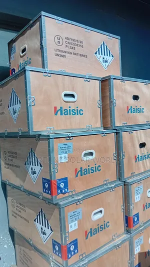 8kwh 24v Haisic Solar Lithium Ion Battery White
