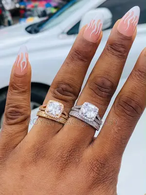 Zirconia Engagement/Wedding Rings