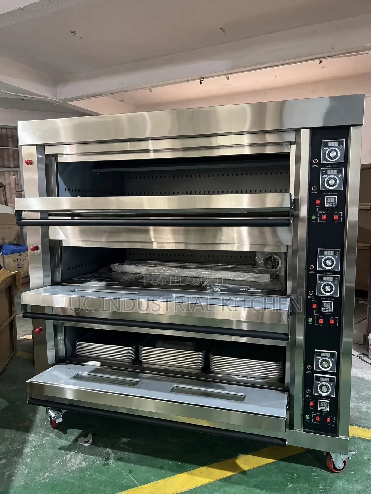 3 Deck 9 Tray Individual Oven