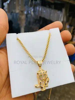 Iced Pendant and Chain
