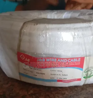 J&B ELECTRICAL NIGERIAN 4.0mm 3core Flex Wire Pure Copper