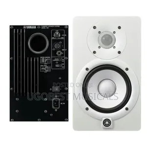 White Yamaha HS7 95W Powered Studio Monitor Speaker