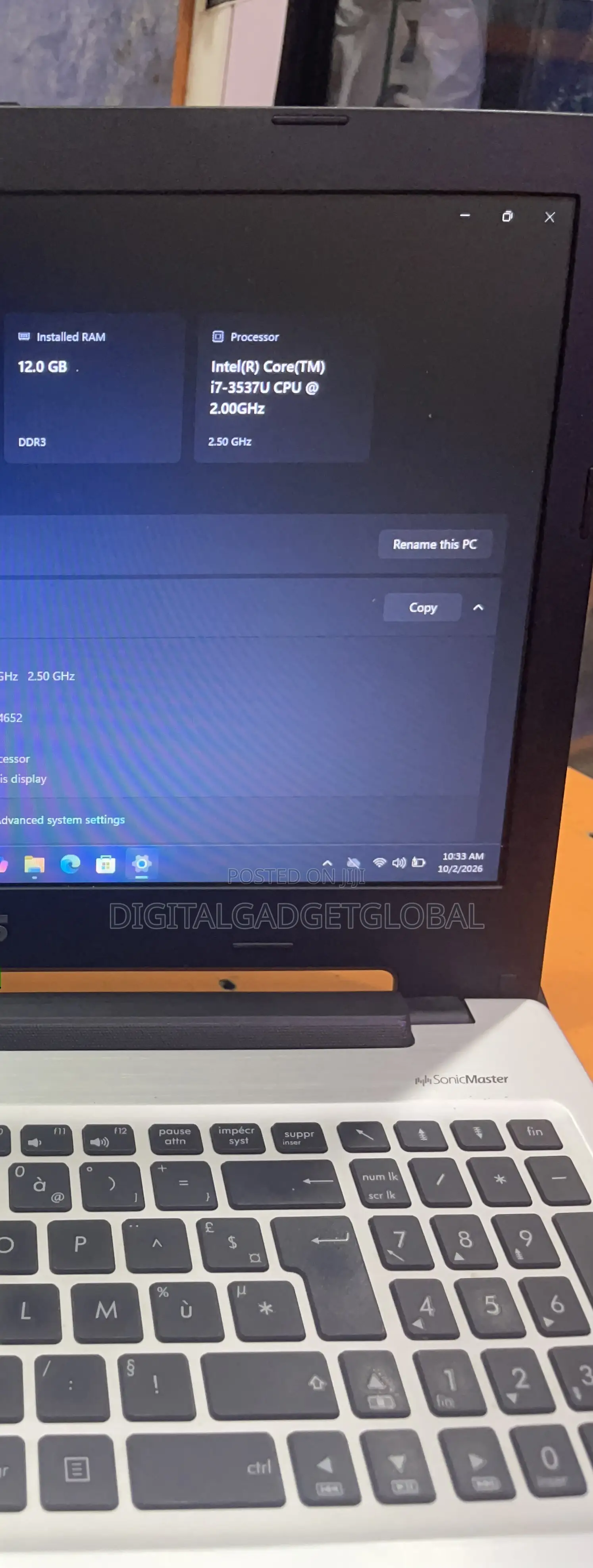 Laptop Asus K56CB 12GB Intel Core i7 HDD+SSD 700GB