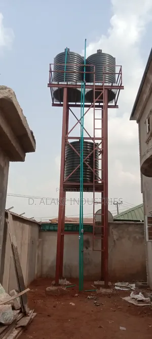 6m Overhead Water Tank Tower.
