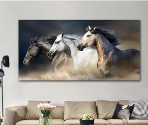 Modern Canvass Wall Horses Art Decor