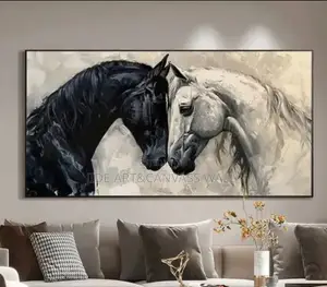 Modern Canvass Wall Horses Art Decor