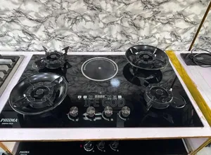 Original PHIIMA Built-in 90CM 4+1 Flips Up Gas & Electric Cooker HOB