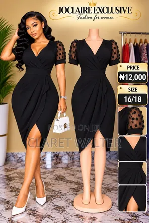 Joclaire Exclusive Black Maxi Dress.