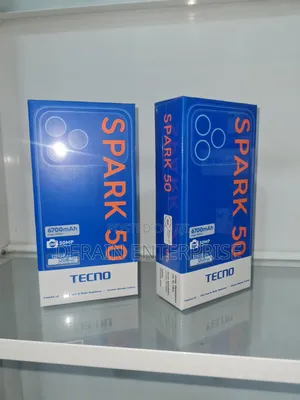 New Tecno Spark 50 128 GB Black