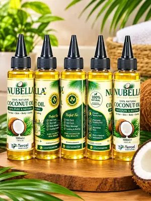 Pure Natural Coconut Oil for Hair and Skin