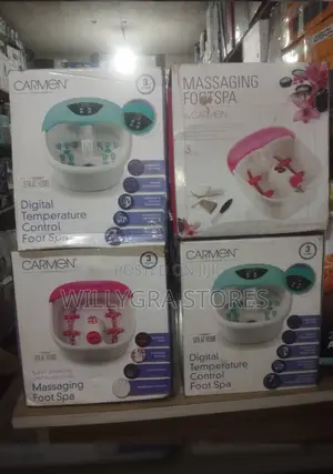 Carmen Spa at Home Massaging Foot Spa With Splash Guard