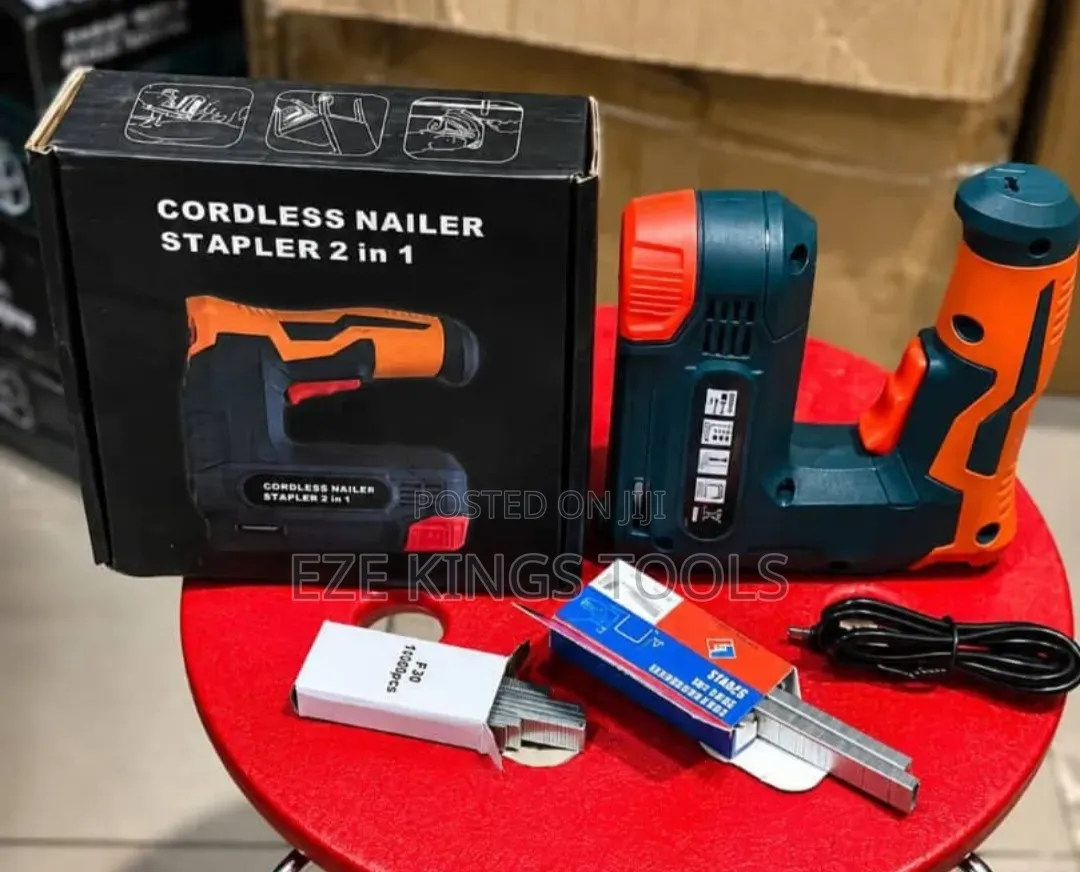 2-in-1 Cordless Nailer and Stapler