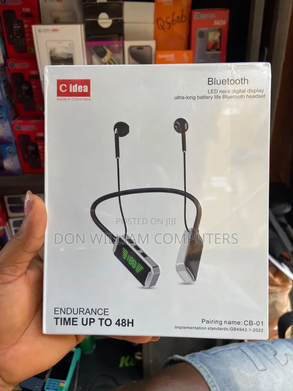 This Is a C-Idea CB-01 Bluetooth Neckband Headset