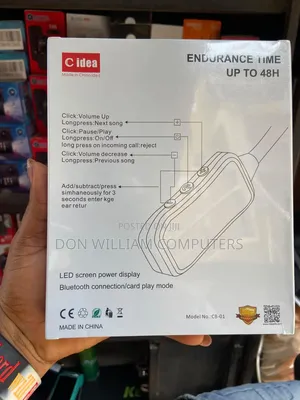 This Is a C-Idea CB-01 Bluetooth Neckband Headset