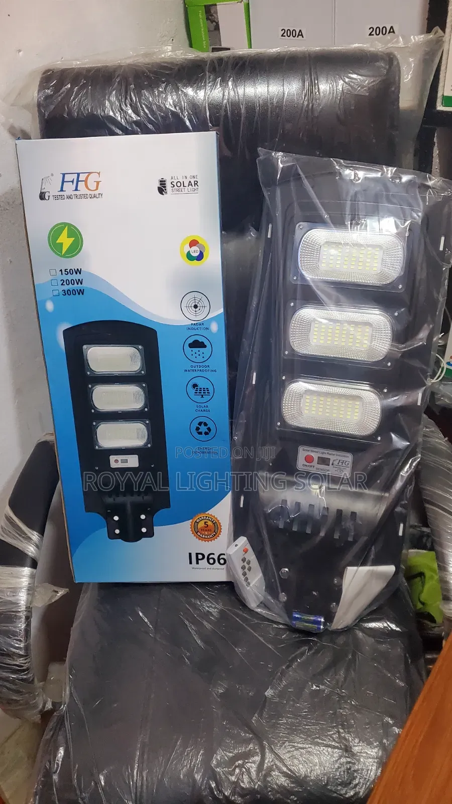 300W 3eye Solar Street Light