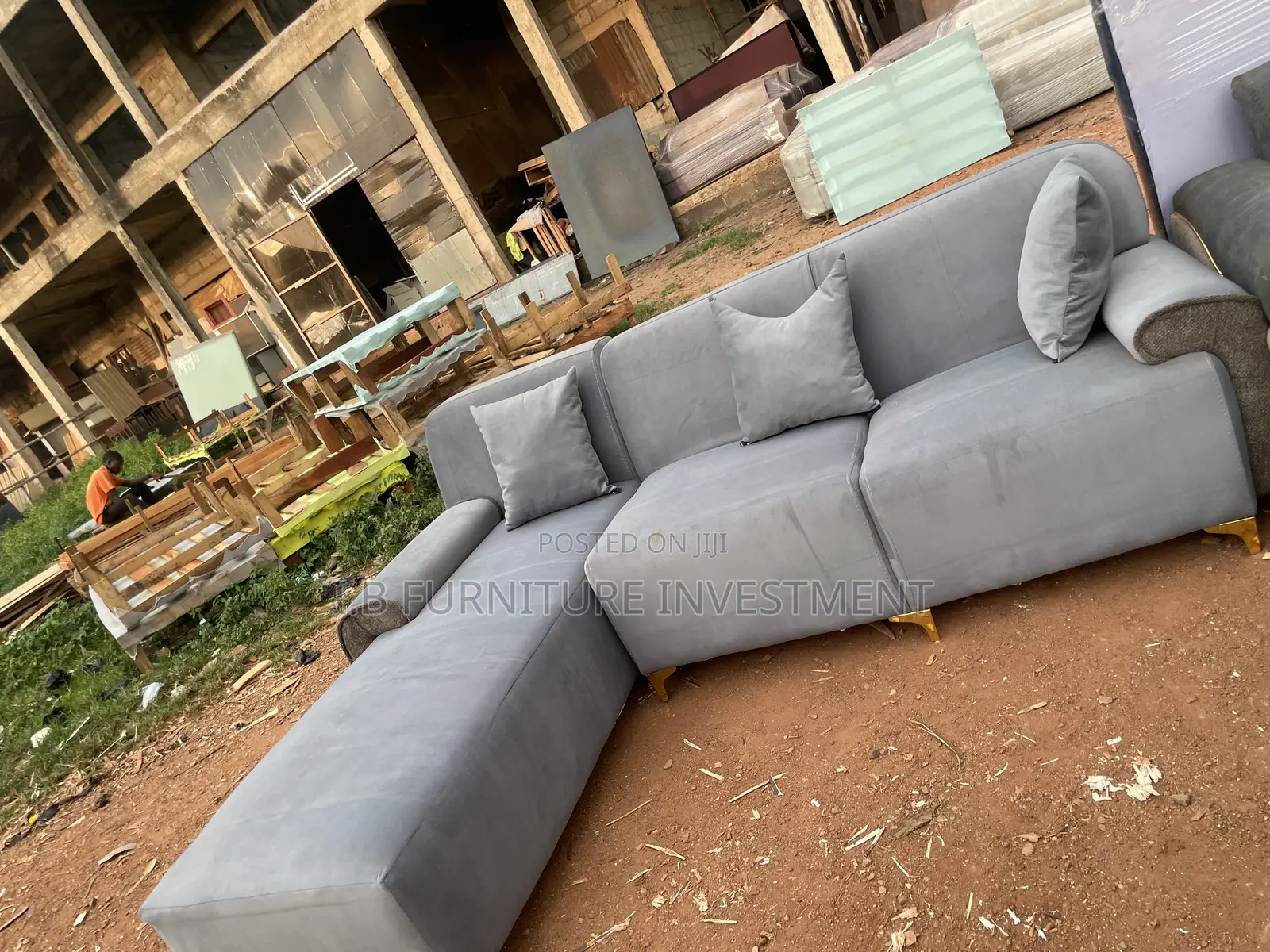 L Shape Sofa Chair