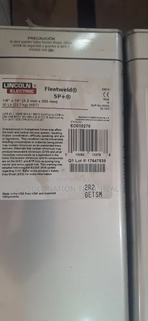 Lincoln Fleetweld Electrode 6010 Original