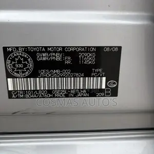Lexus IS 250 2009 Silver