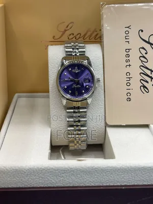 Scottie Ladies Untanished Luxury Chain
Strap Wrist Watch