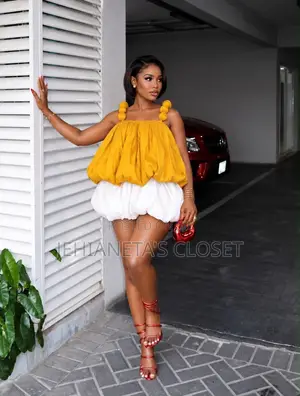 Chic Ball Shoulder Bubble Dress