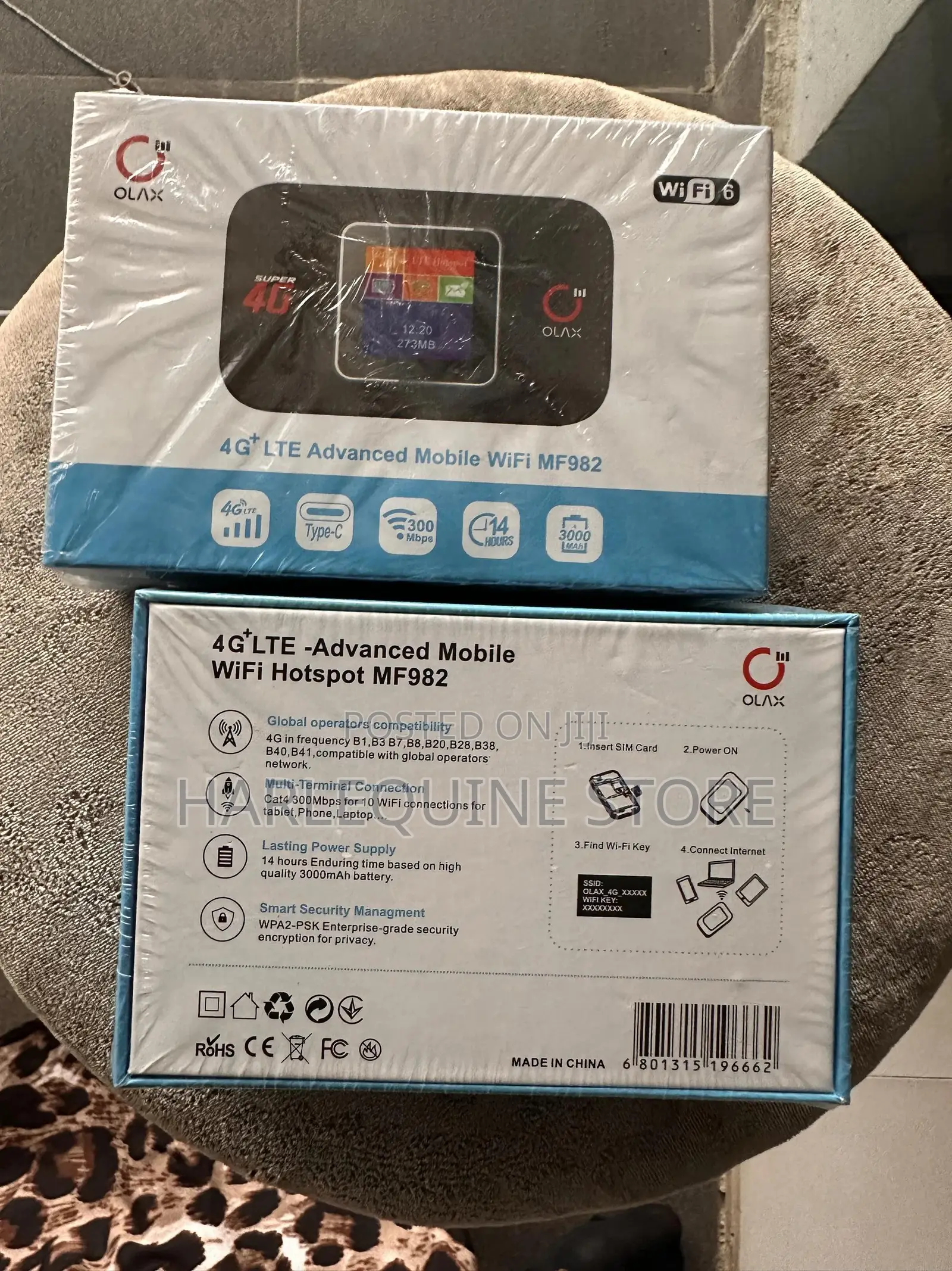 Olax Universal Mifi 4gb+ MF982