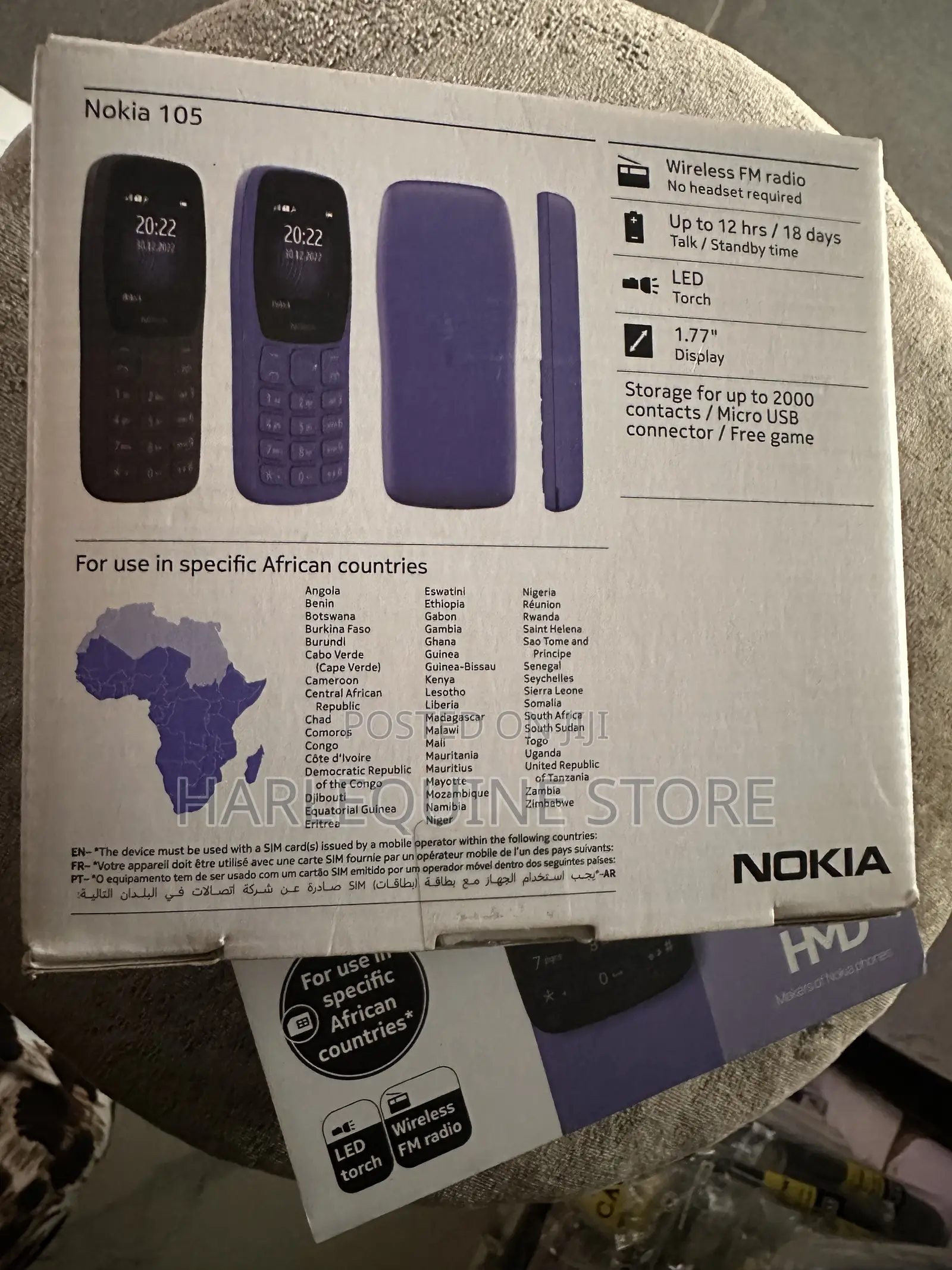New Nokia 105 Black