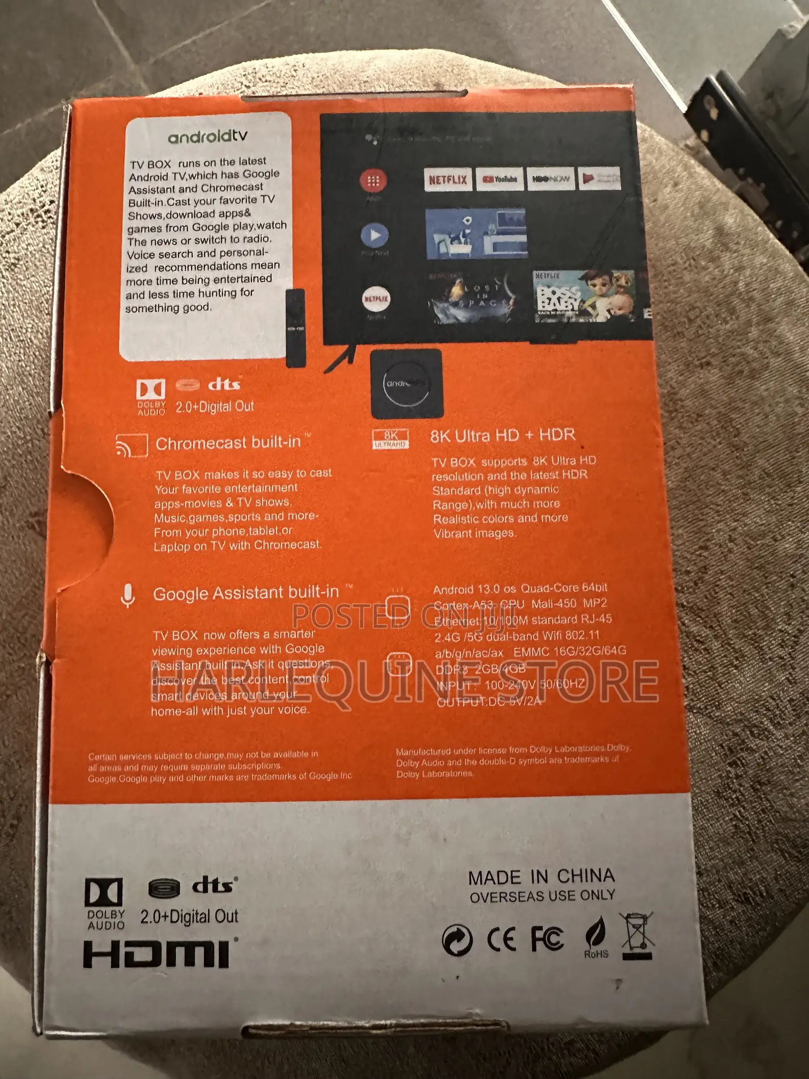 Android TV 8k Ultra 5g (Andriod Stick)