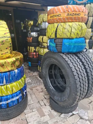 Trucks Tires and Cars