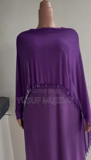 Purple Beaded Gown
