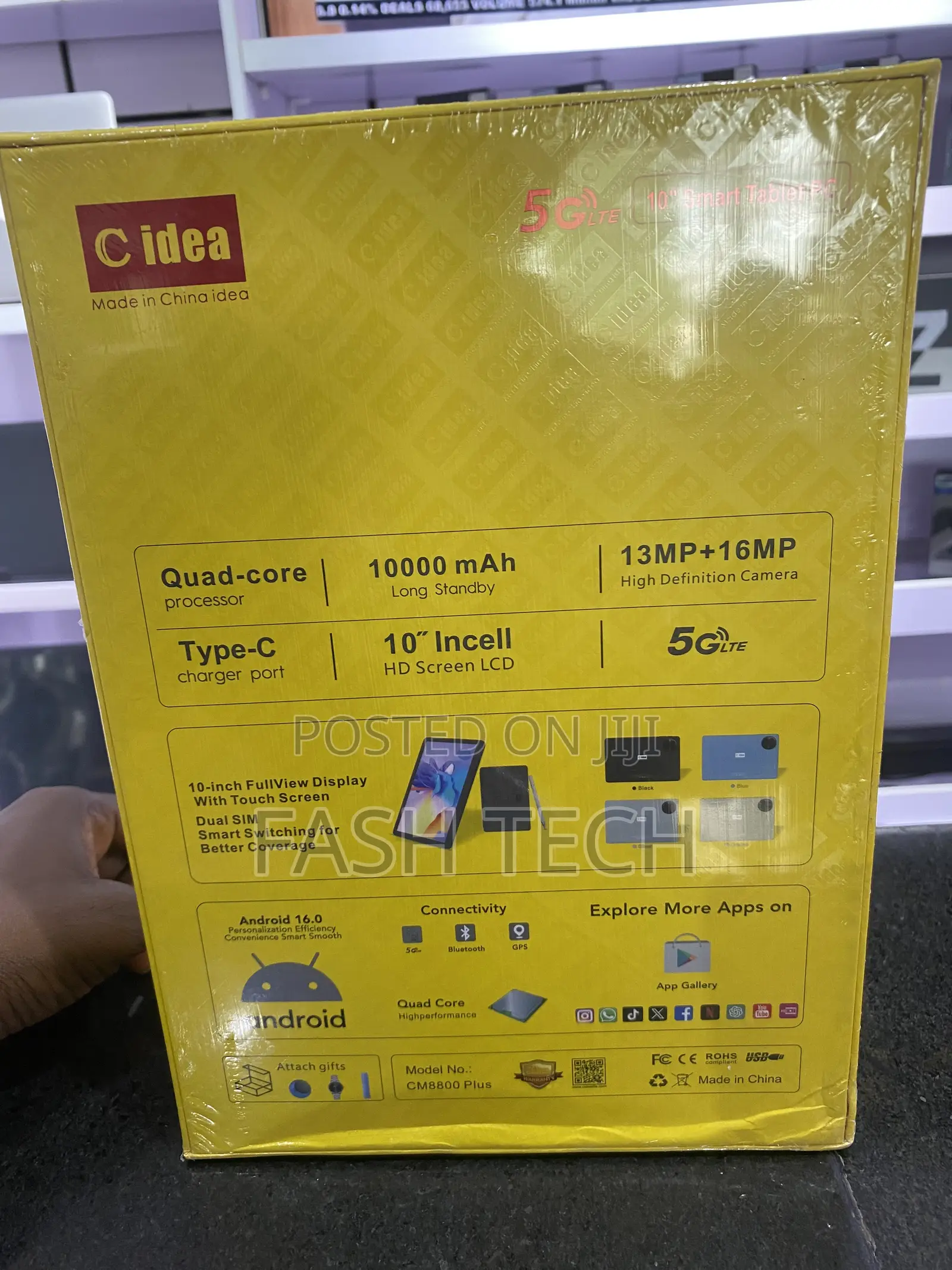 New C idea CM8800 Plus 512 GB Black