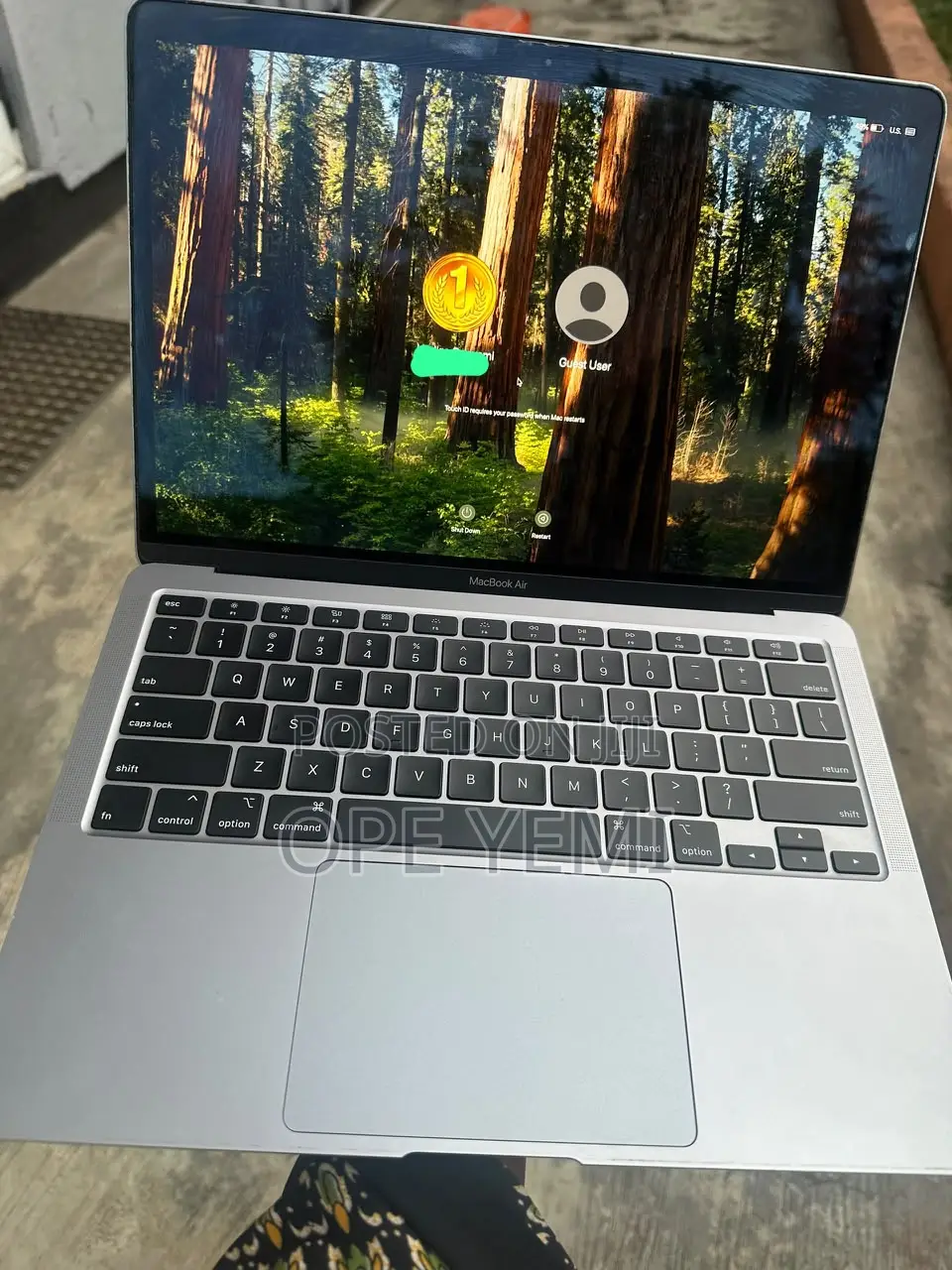 Laptop Apple MacBook Air 2020 8GB Intel Core i3 SSD 128GB