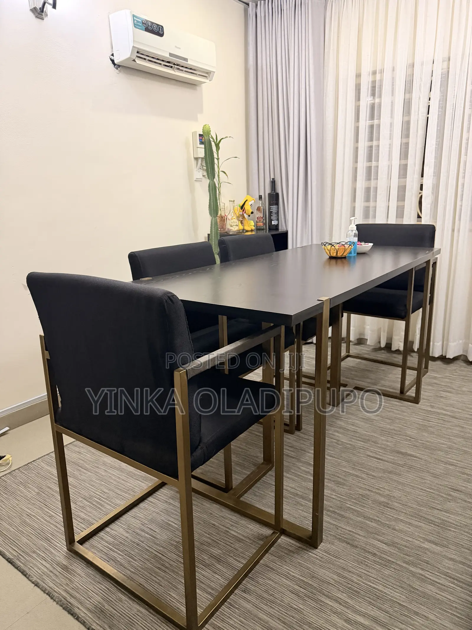 Dining Table, Chairs and Accent Bench