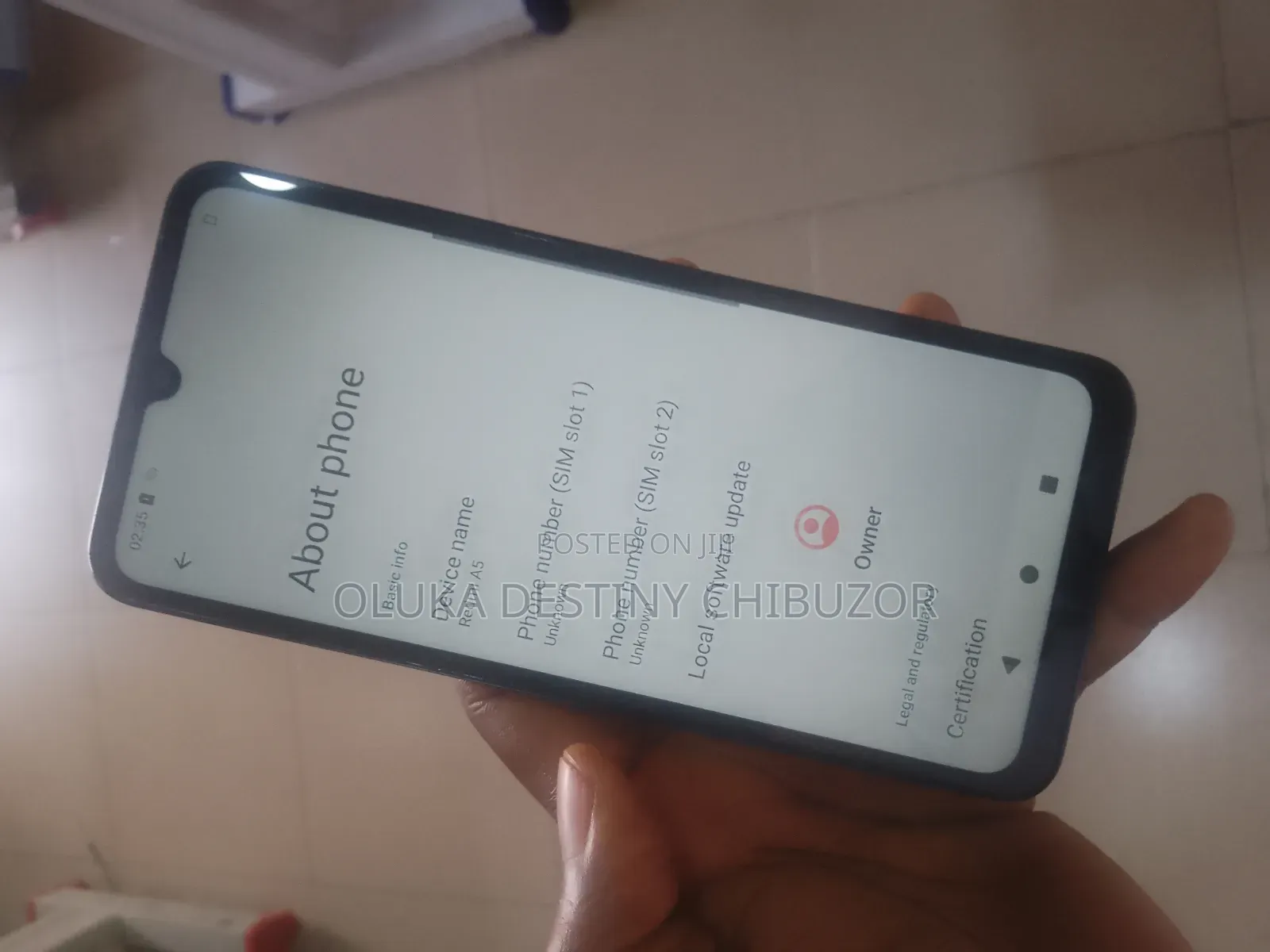 Xiaomi Redmi A5 4G 128 GB Black
