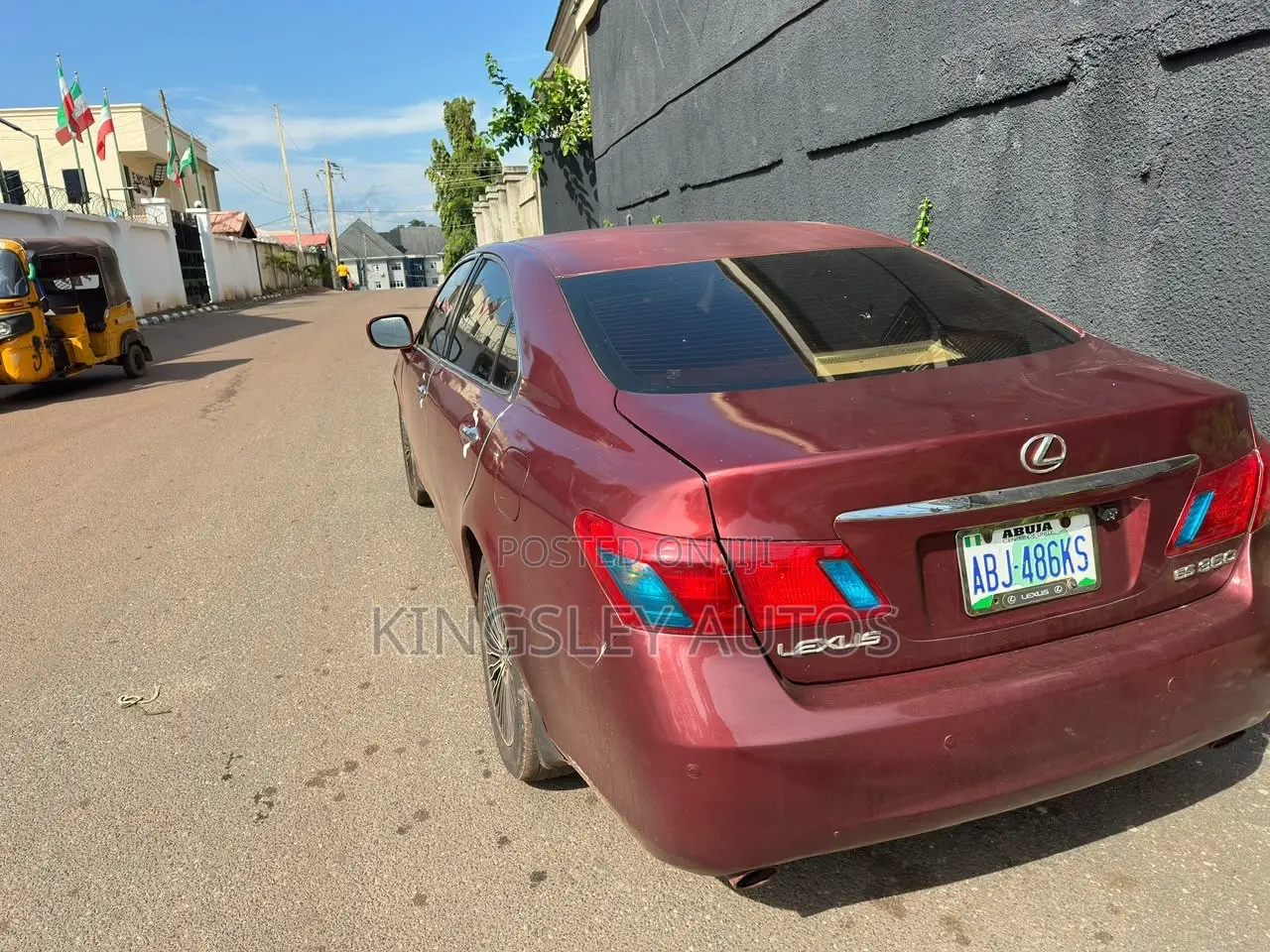Lexus ES 350 2008 Red