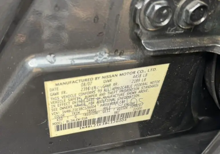 Nissan Altima 2008 Gray