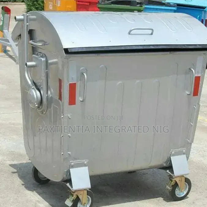 Galvanized Waste Bin 1100 Litres