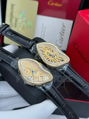 Cartier Crash Leather Wristwatches