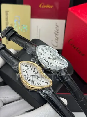 Cartier Crash Leather Wristwatches