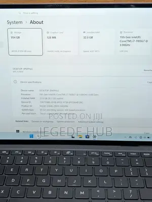 Laptop Dell XPS 13 9310 32GB Intel Core i7 SSD 1T