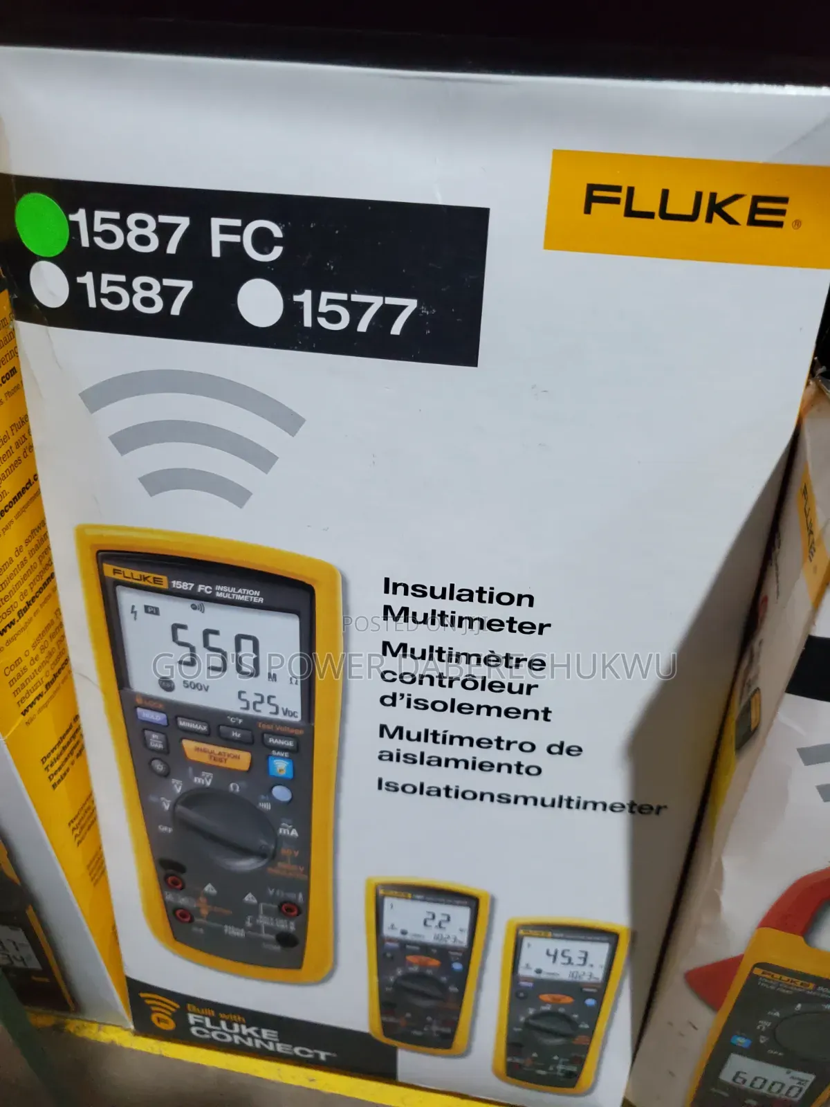Fluke 1587 Fc Insulation Multimeter