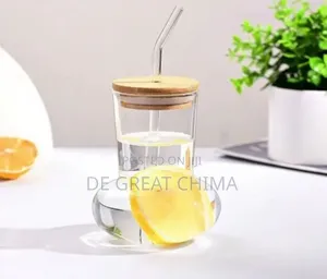 500ml Portable Glass Coffee Milk Cold Drink Juicer