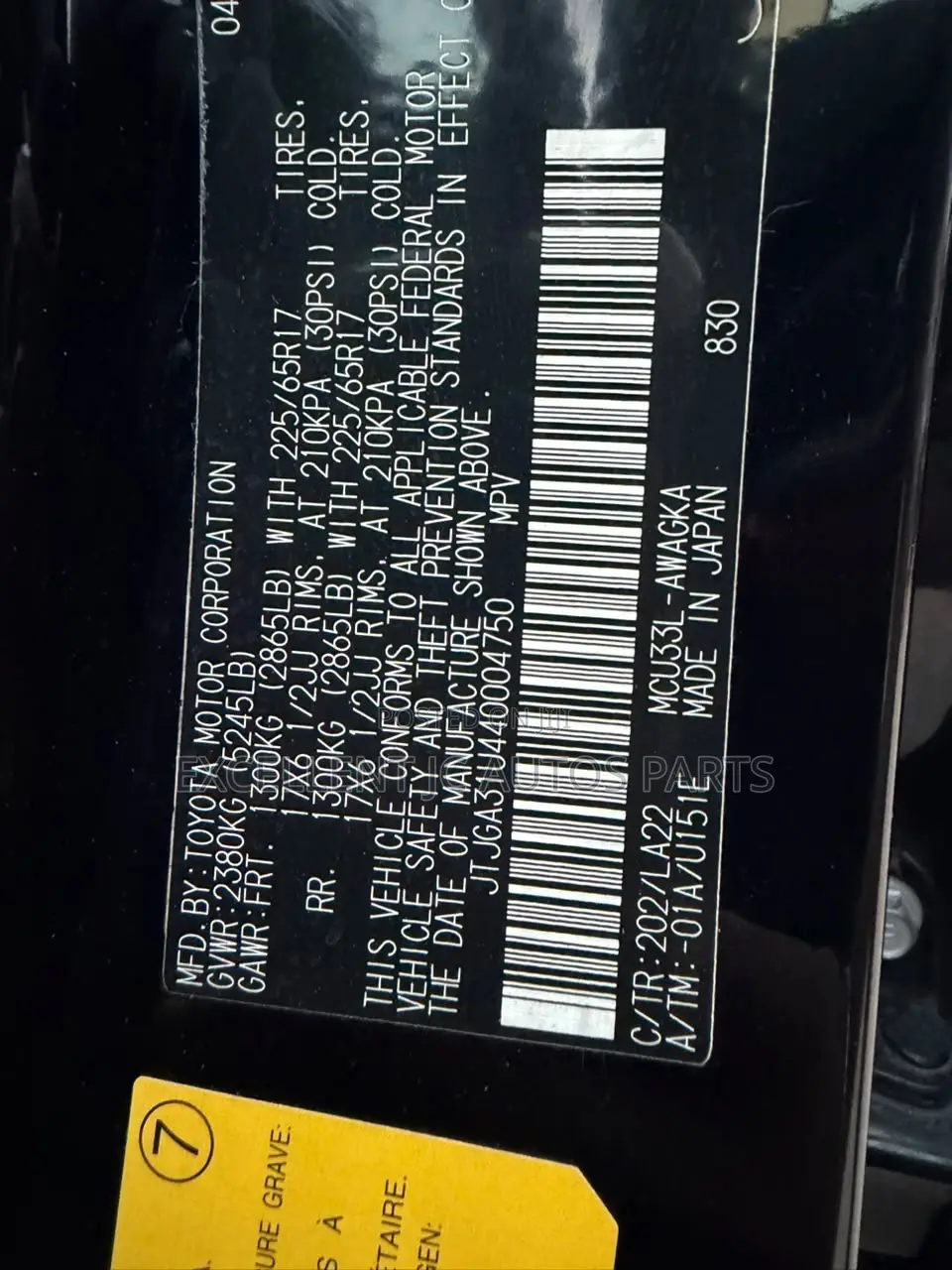 Lexus RX 330 2004 Black
