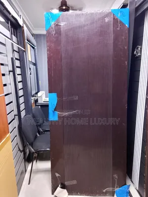 Textured Brown Interior Flush Door