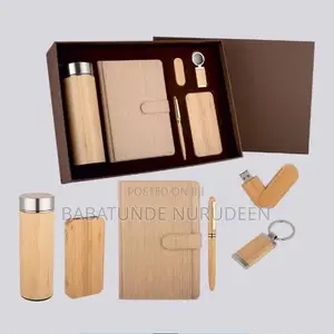 Unique 6in 1 Wooden Corporate Gifts Set