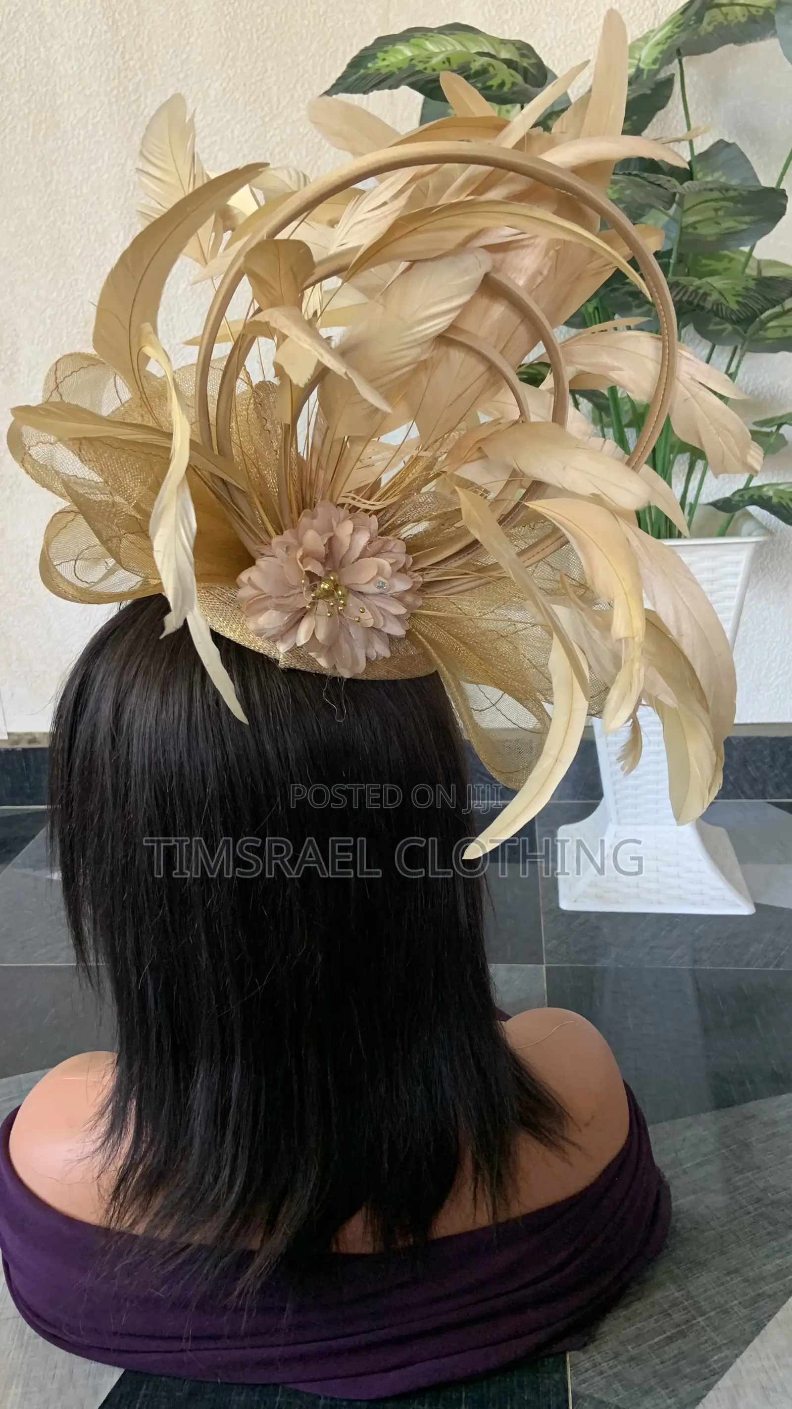 Champagne Gold Fascinator