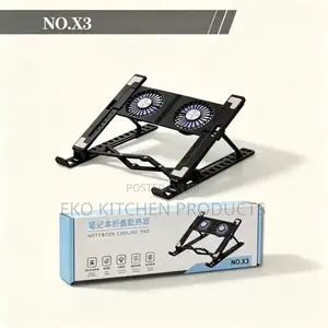 Foldable Laptop Stand With Fan