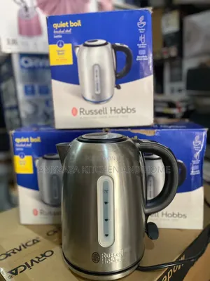 Russell Hobbs Quiet Boil Brushed Stainless Steel Electric Kettle